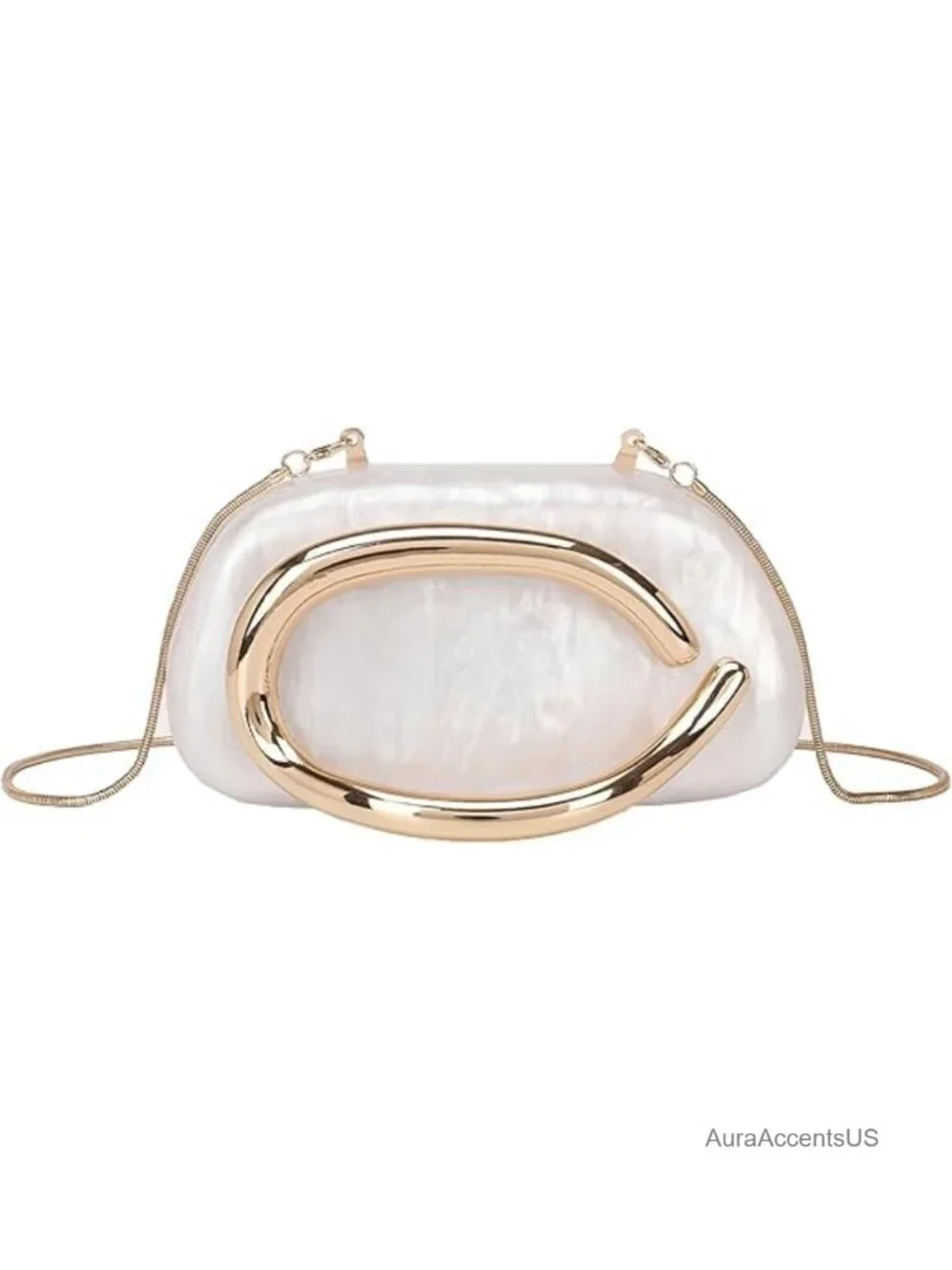Acrylic Geometric Clutch Box Purse Crossbody Evening Bag Wristlet